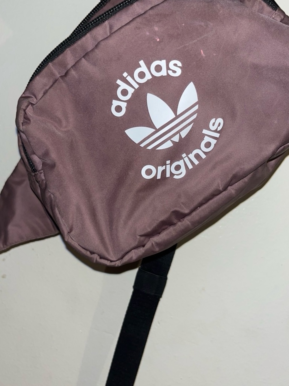 adidas Originals Mauve Belt Bag with White Trefoil Logo
